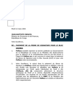 PAYMENT OF SIGNATURE BONUS FOR SOUNDA BLOCK (PELFACO CONGO LIMITED) FR