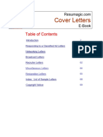 Resumagic Cover Letter Writing Guide