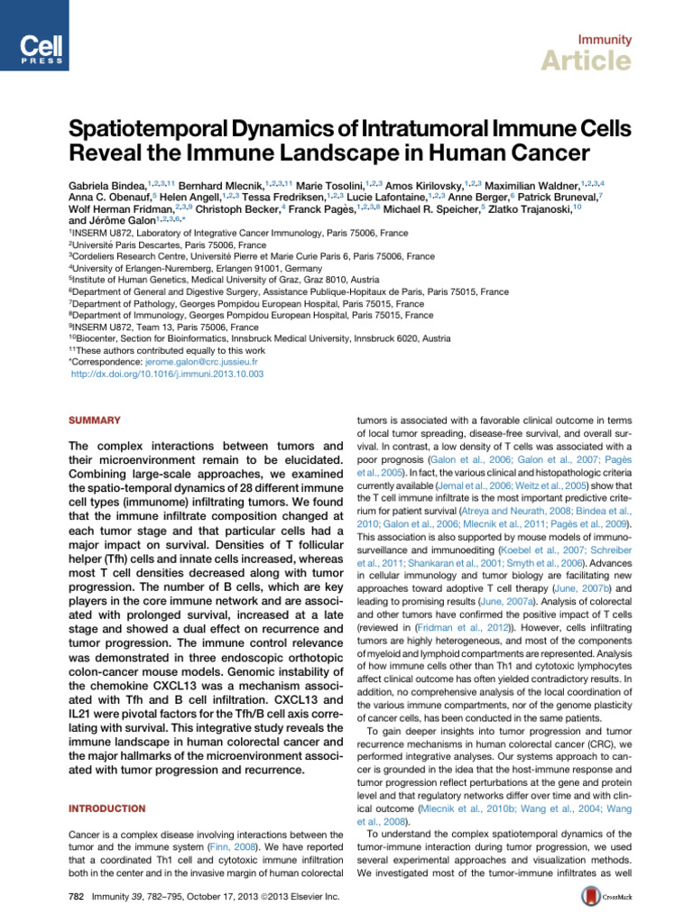 PIIS1074761313004378 | PDF | T Cell | Immune System