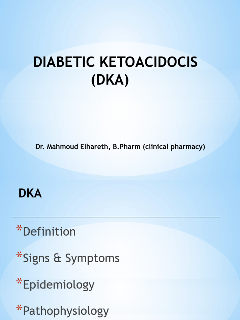 Dka Fue | PDF | Human Diseases And Disorders | Diabetes