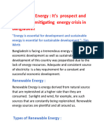 Renewable Energy - Focus