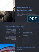 Introduccion Al Fascismo en Italia