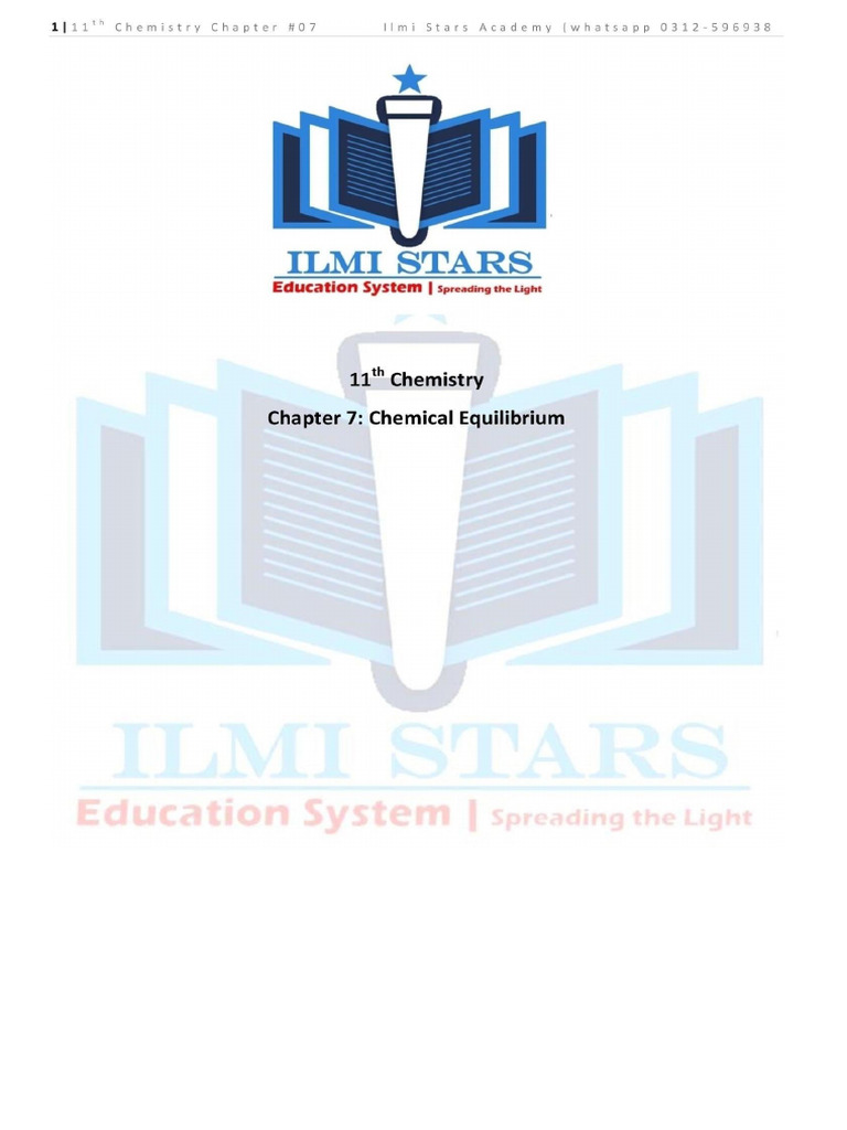11th Chemistry Chapter 7 PDF Notes | PDF