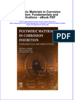 Full download book Polymeric Materials In Corrosion Inhibition Fundamentals And Applications Pdf pdf