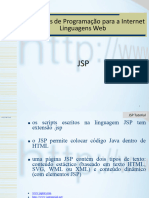 Linguagens de Programação para A Internet Linguagens Web: Lpi/Lw:Jsp
