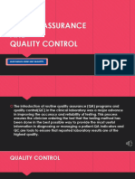 Quality Assurance and QC 1