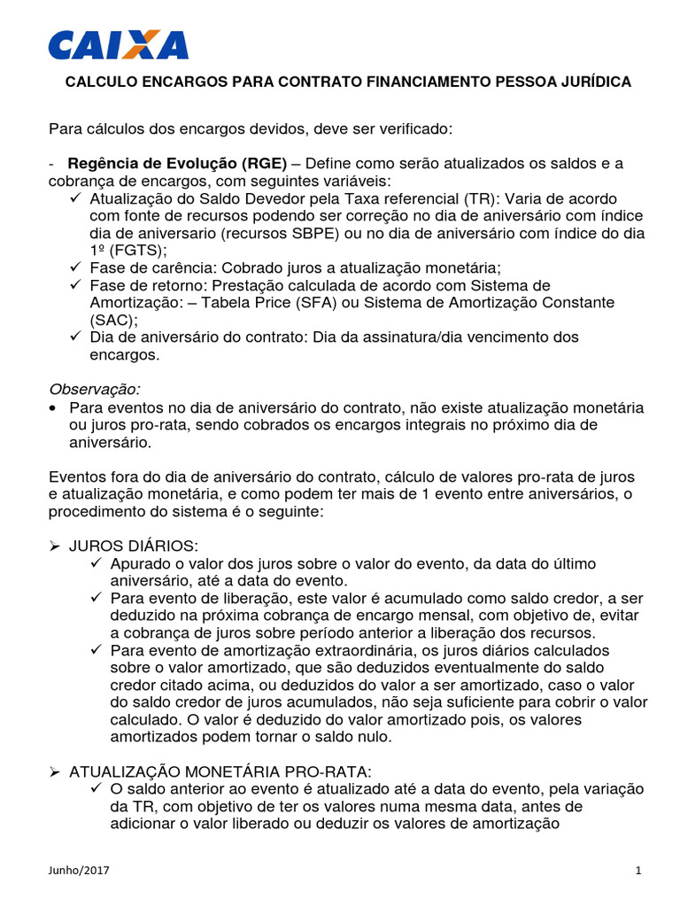 Cálculo de Juros e Correção Pro-Rata | PDF | Juros | Contabilidade de ...
