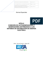 NTE 01 Conexion de Ag y Gd a Los Sd de Energia Electricas v2