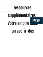 Bonus - Votre Empire Dans Un Sac-À-Dos - Ressources Supplémentaires