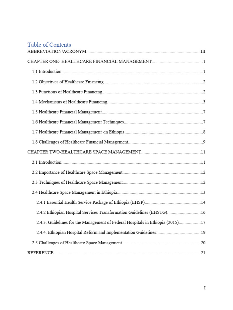 Healthcare Financial Management in Ethiopia | PDF | Health Care | Taxes
