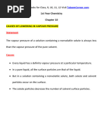 Class 11 Chemistry Chapter 10 Notes