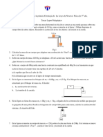 Ejercicios propuestos 3er añoFísica  Leyes de Newton