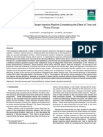 Thermodynamic Model of Steam Injection Pipeline Considering The Effect of Time and Phase Change