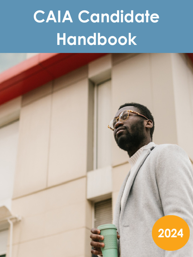 CAIA Candidate Handbook 2024 | PDF | Identity Document | Curriculum