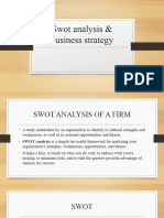 Swot Analysis & Business Strategy