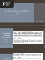 Specification, Estimation and Evaluation 1