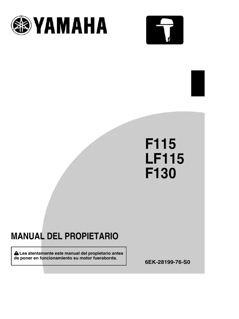 2013 YAMAHA F115 SERVICE MANUAL PDF visual data 2