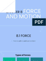 Science Chapter 8 Force & Motion