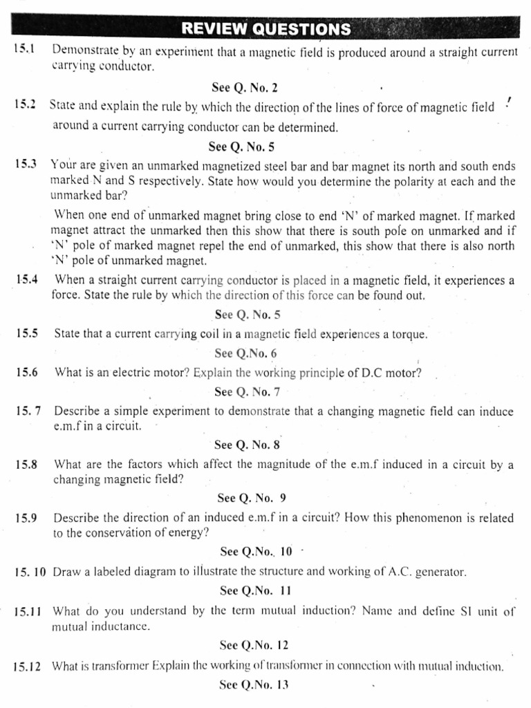 10th Class Physics Chapter 16 Notes | PDF