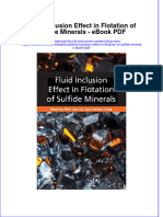Full Download Book Fluid Inclusion Effect in Flotation of Sulfide Minerals PDF