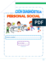 5.- Evaluación Diagnóstica - Personal social