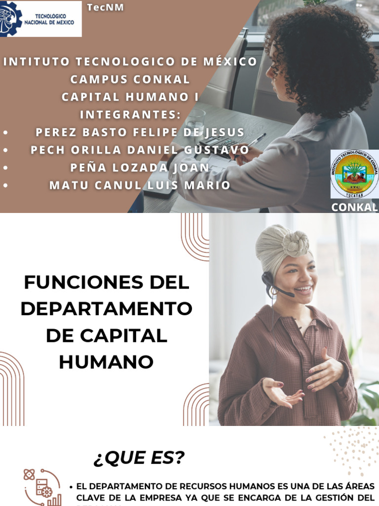 Oficial - Funciones Del Departamento de Capital Humano L | PDF