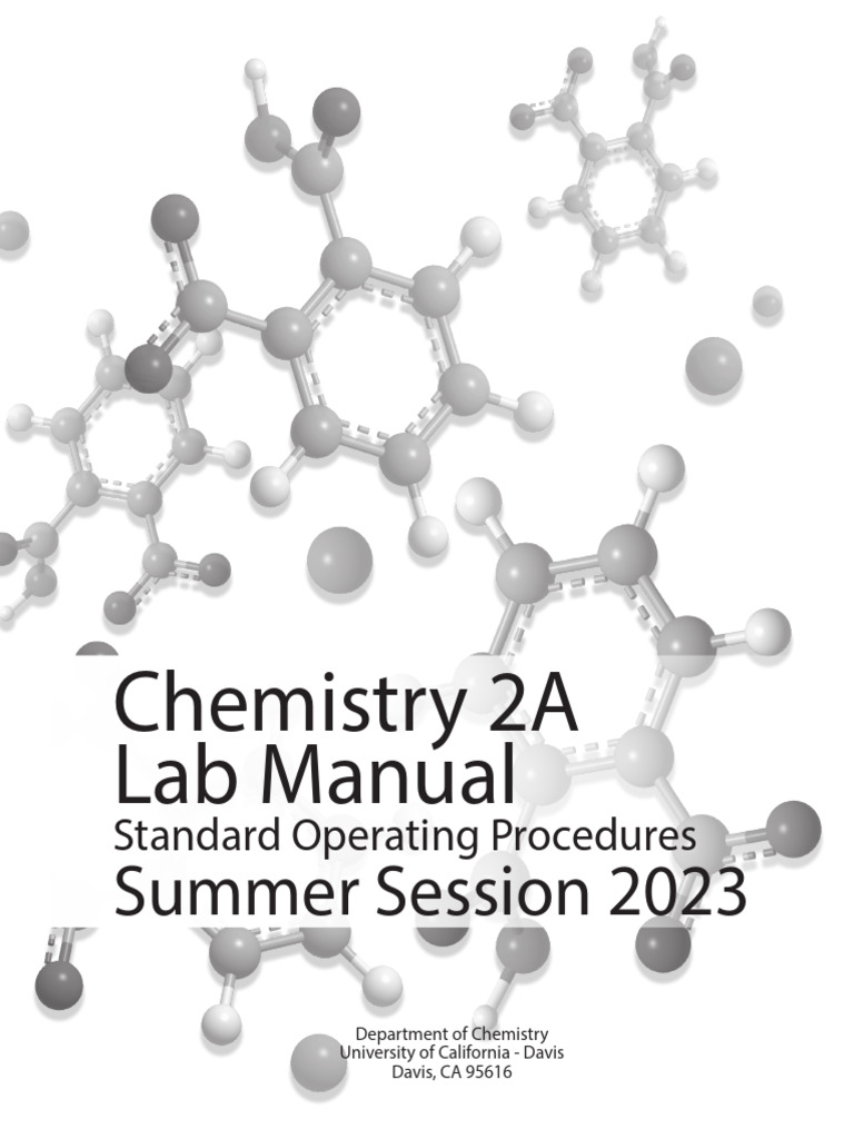 UC Davis Chemistry Lab Guide | PDF | Density | Laboratories