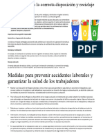 Importancia de Una Gestión Responsable Reducción en La Generación de Residuos