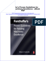 Full Download Book Forsthoffers Proven Guidelines For Rotating Machinery Excellence PDF