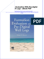 Full download book Formation Evaluation With Pre Digital Well Logs Pdf pdf