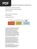 Cognitive and Affective Development in Adolescence