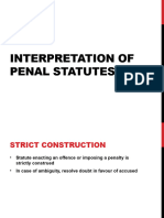 Penal _Remedial Statutes
