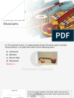 064) MCQ On Music Instrument & Musicians
