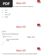 Solving Programming Questions Based On CLA, Solving MCQs Questions Based On CLA