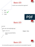 Solving Programming Questions Based On CLA, Solving MCQs Questions Based On CLA