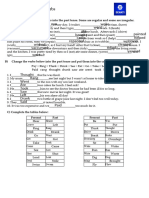 Past Simple Tense Irregular Verbs (2) - 1