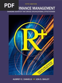 Aubrey C. Daniels, John S. Bailey - Performance Management - Changing Behavior That Drives Organizational Effectiveness-Performance Management Publications (2016)
