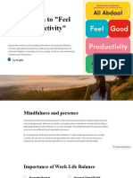 Introduction To "Feel Good Productivity": by Prajith