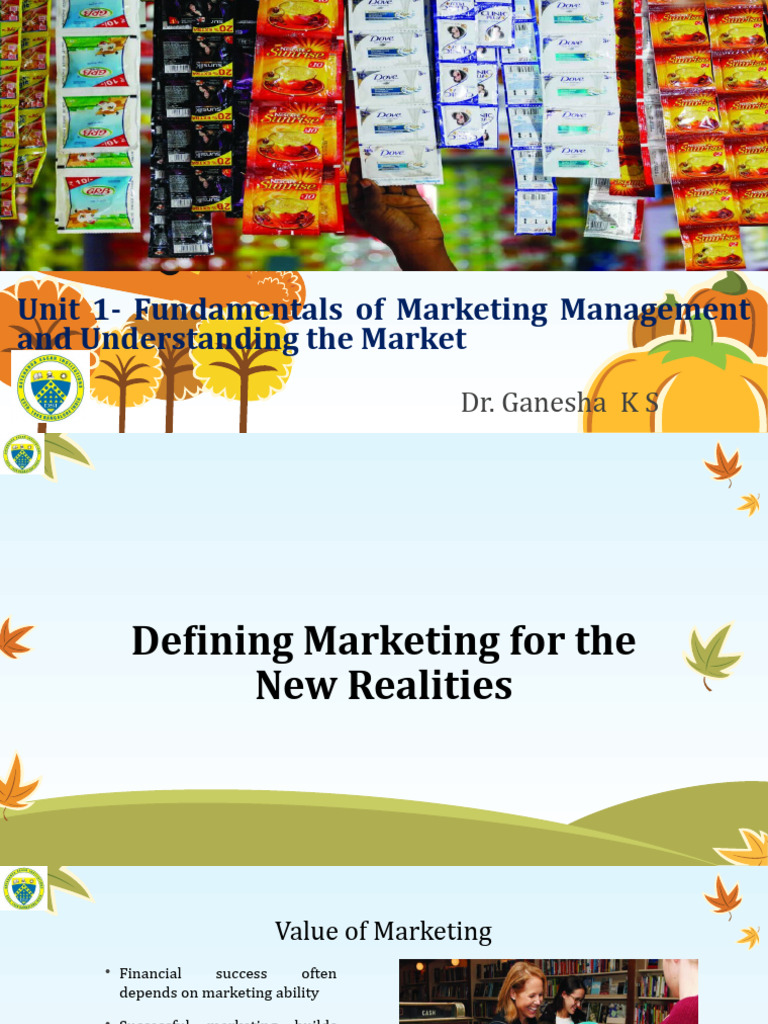 Marketing Management Fundamentals Guide | PDF | Marketing | Marketing ...