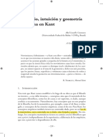 Lassalle Casanave - Espacio, Intuicion y Geometría Euclidiana en Kant