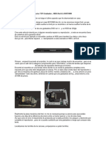 Abrir - Desmontar Reproductor TDT-Grabador, HDD-DVD LG RHT399H