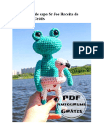 PDF Croche de Sapo SR Joe Receita de Amigurumi Gratis