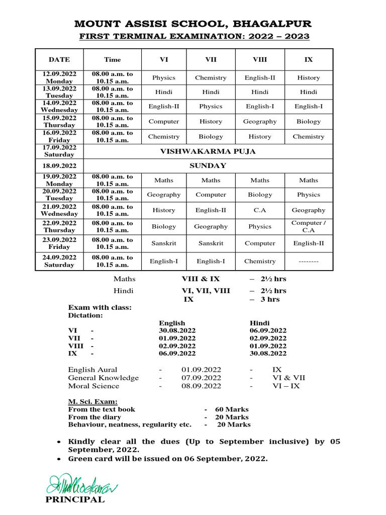 mount-assisi-school-bhagalpur-first-terminal-examination-2022-2023