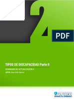 Lectura 4 - Tipos de Discapacidad Parte 2