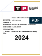 Tarea Semana 3 Estados Financieros