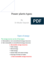 Power Plants Types
