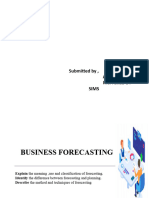 BUSINESS FORECASTING