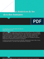 Antecedentes históricos de los derechos humanos