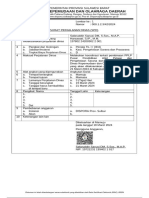 Surat Perjalanan Dinas Pegawai A.N. Harsawati, S.ip., M.M.