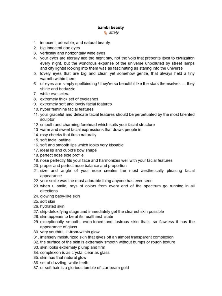 Bambi intelligence overview